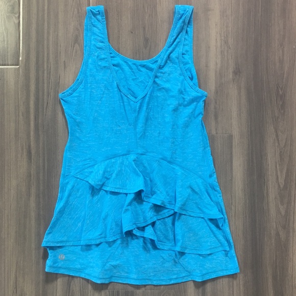 lululemon athletica Tops - Lululemon ruffle back tank top fits like an 8